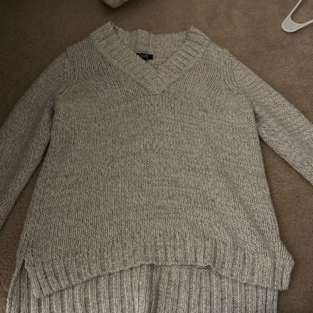 Grey sparkly sweater